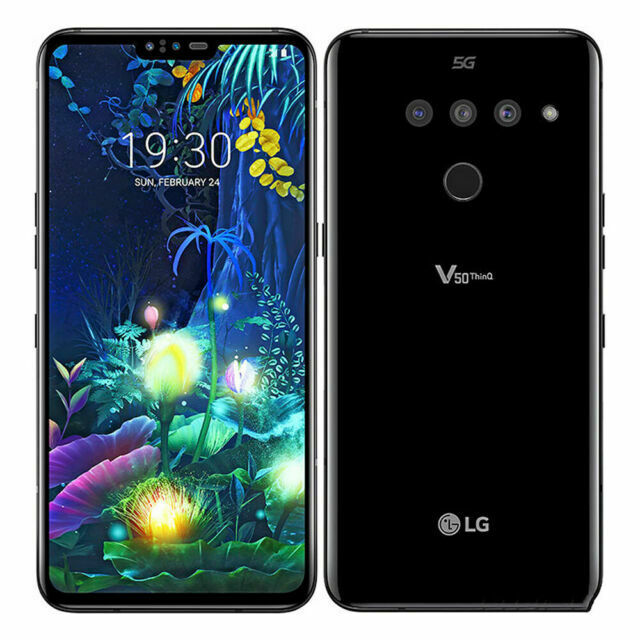 buy Cell Phone LG V50 ThinQ 5G LM-V450VM - Black - click for details